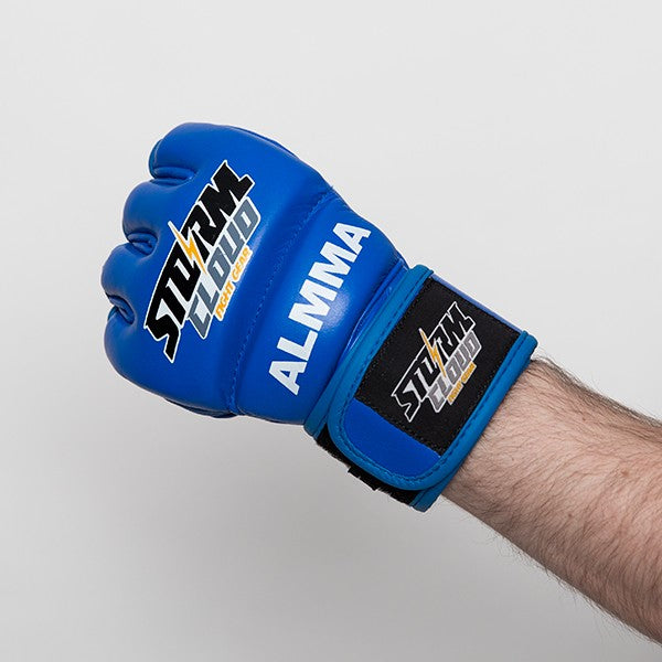 StormCloud Rękawice MMA ALMMA 4oz Niebieskie