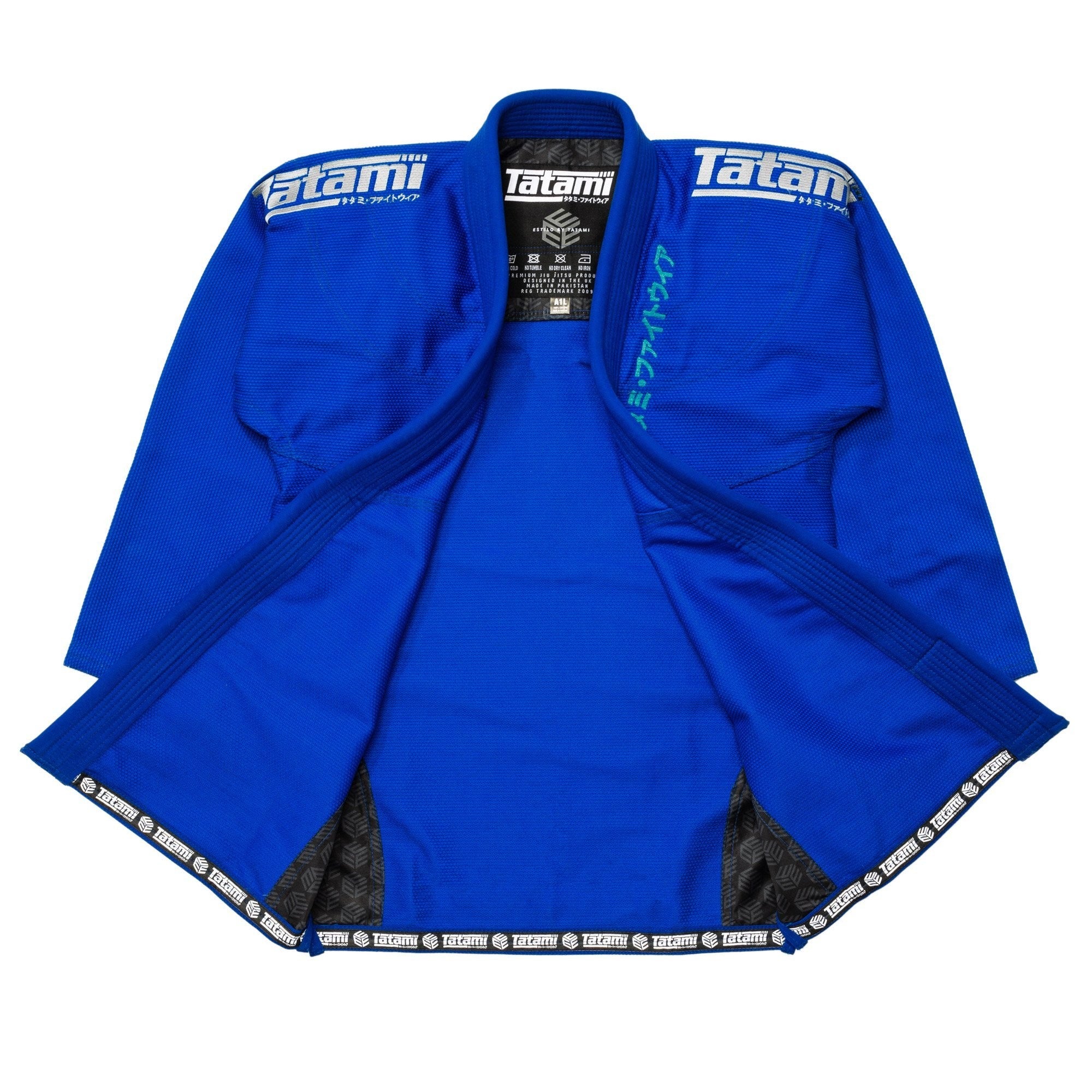 Tatami Kimono/Gi BJJ Męskie Estilo Black Label Niebieskie/Szare