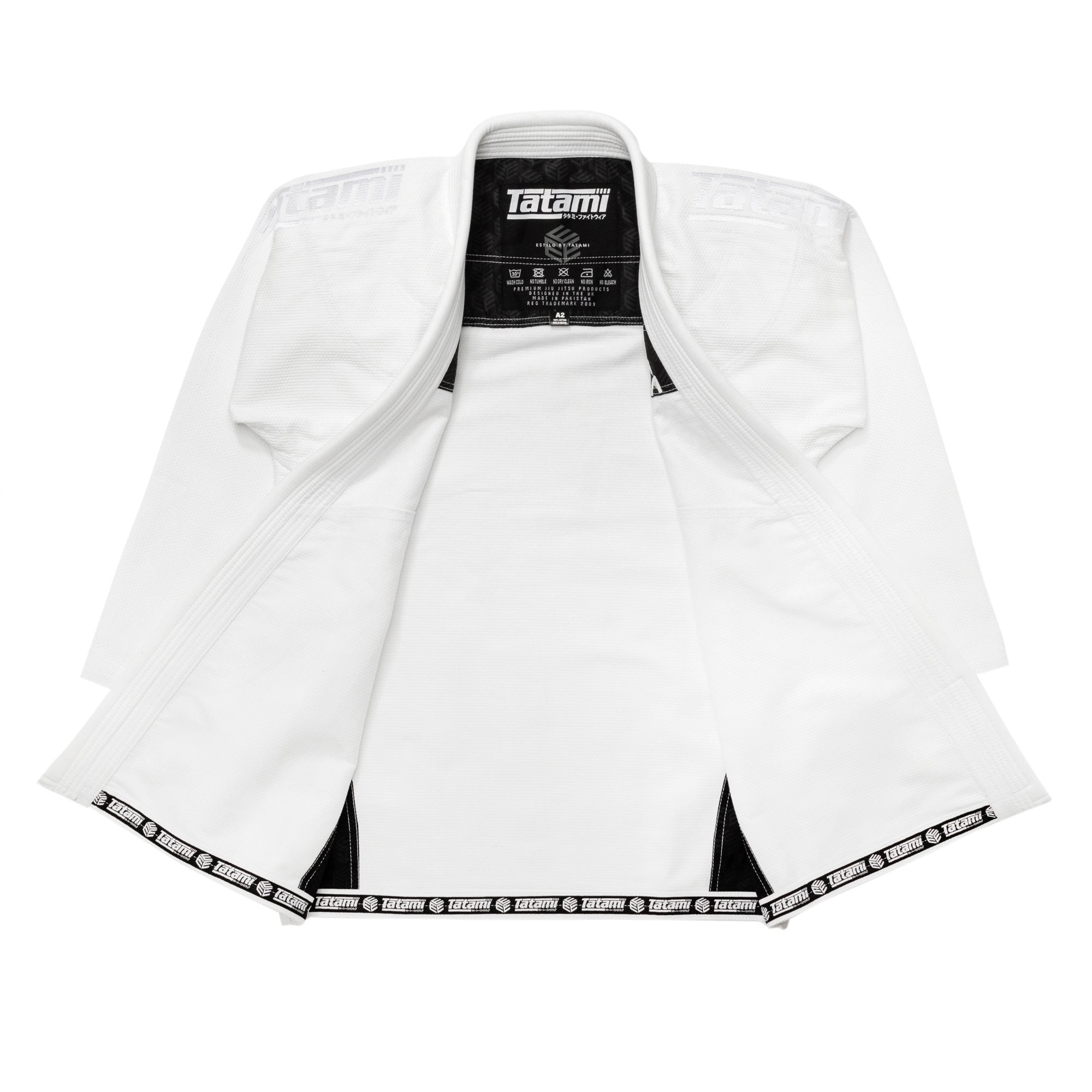 Tatami Kimono/Gi BJJ Męskie Estilo Black Label Białe/Białe