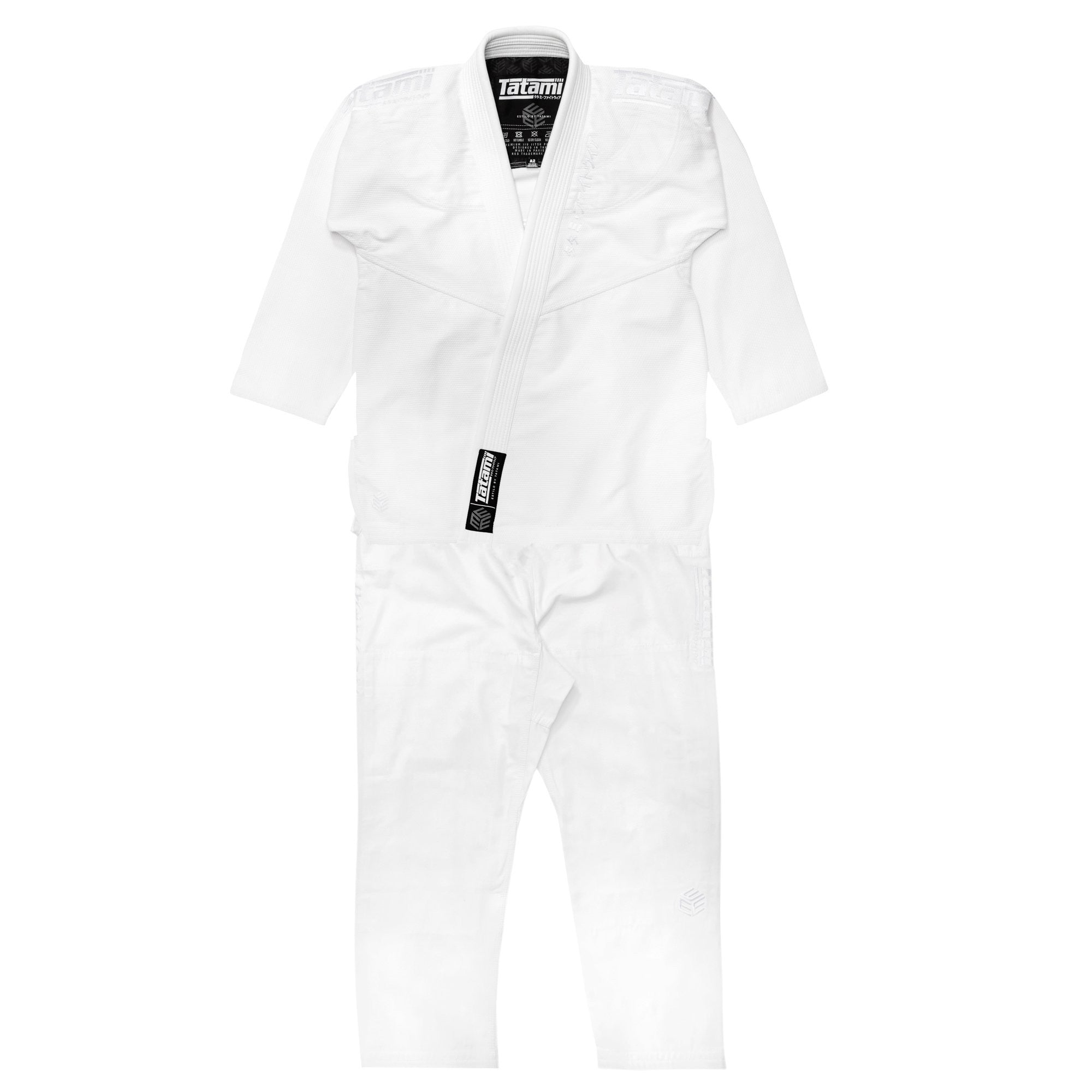 Tatami Kimono/Gi BJJ Męskie Estilo Black Label Białe/Białe