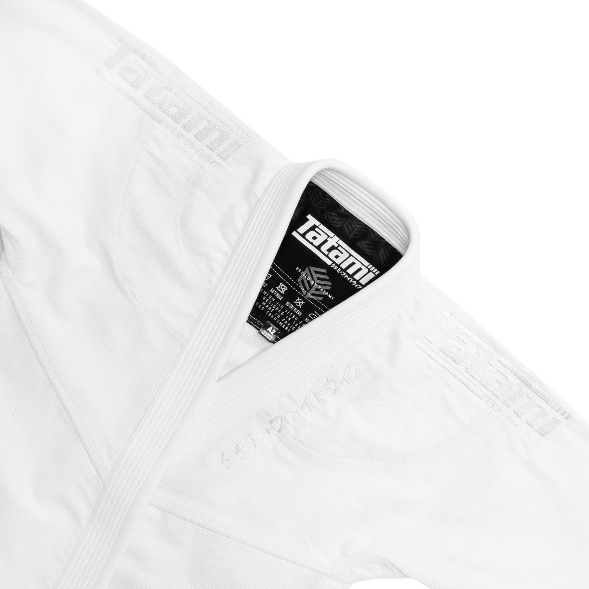 Tatami Kimono/Gi BJJ Męskie Estilo Black Label Białe/Białe