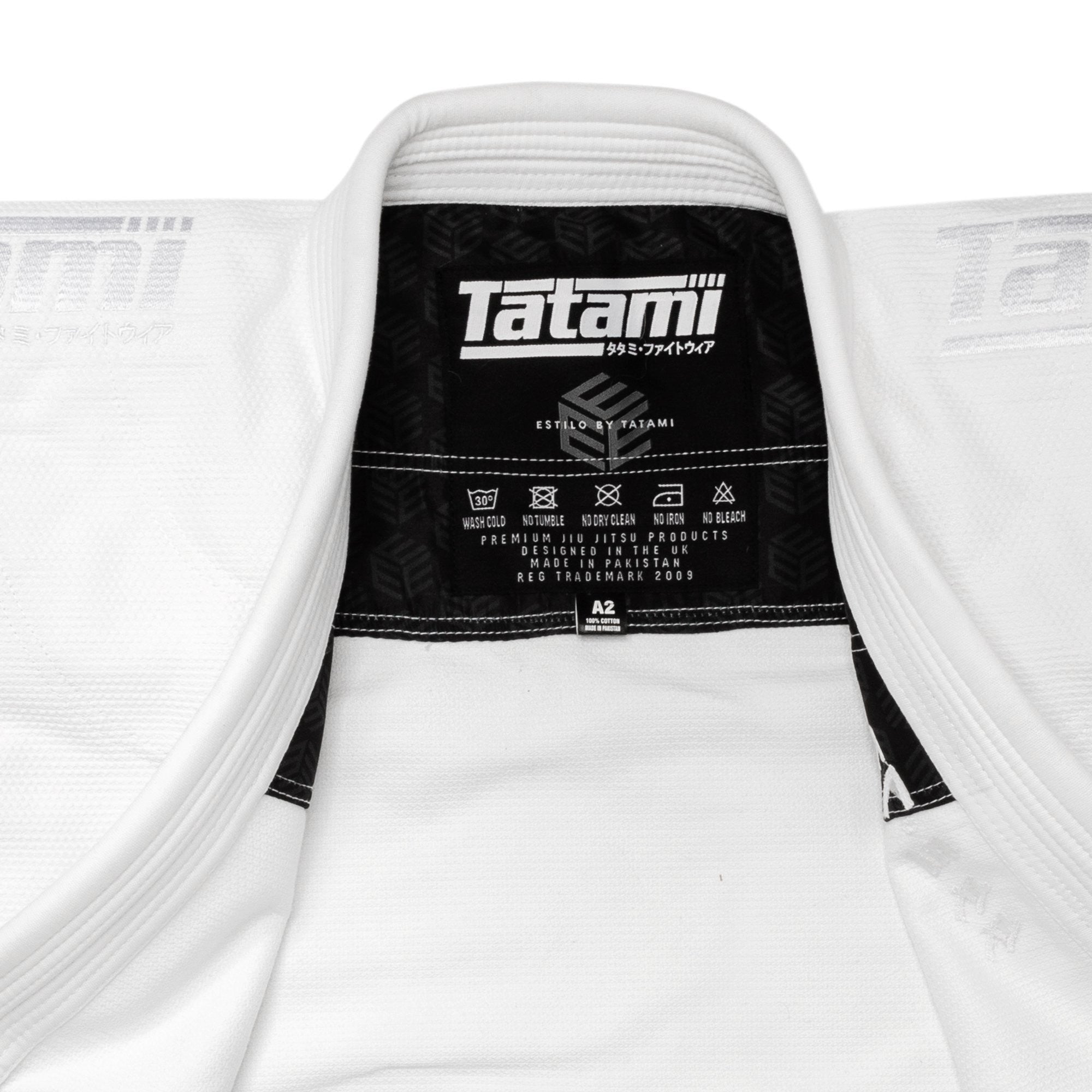 Tatami Kimono/Gi BJJ Męskie Estilo Black Label Białe/Białe
