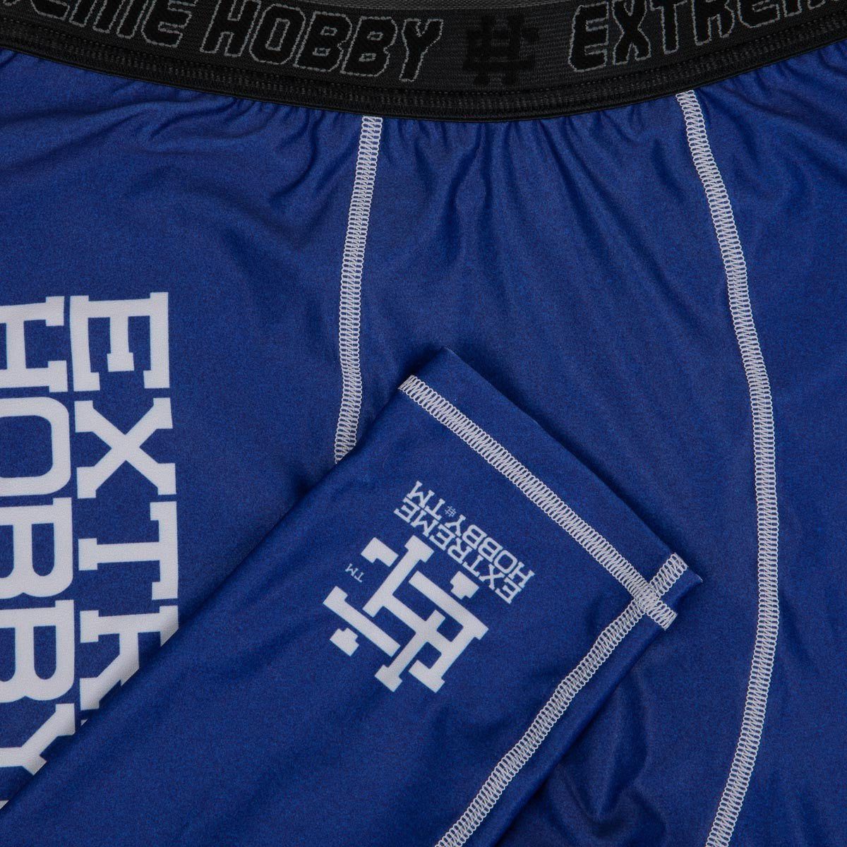 Extreme Hobby Legginsy Treningowe Męskie Trace Niebieskie