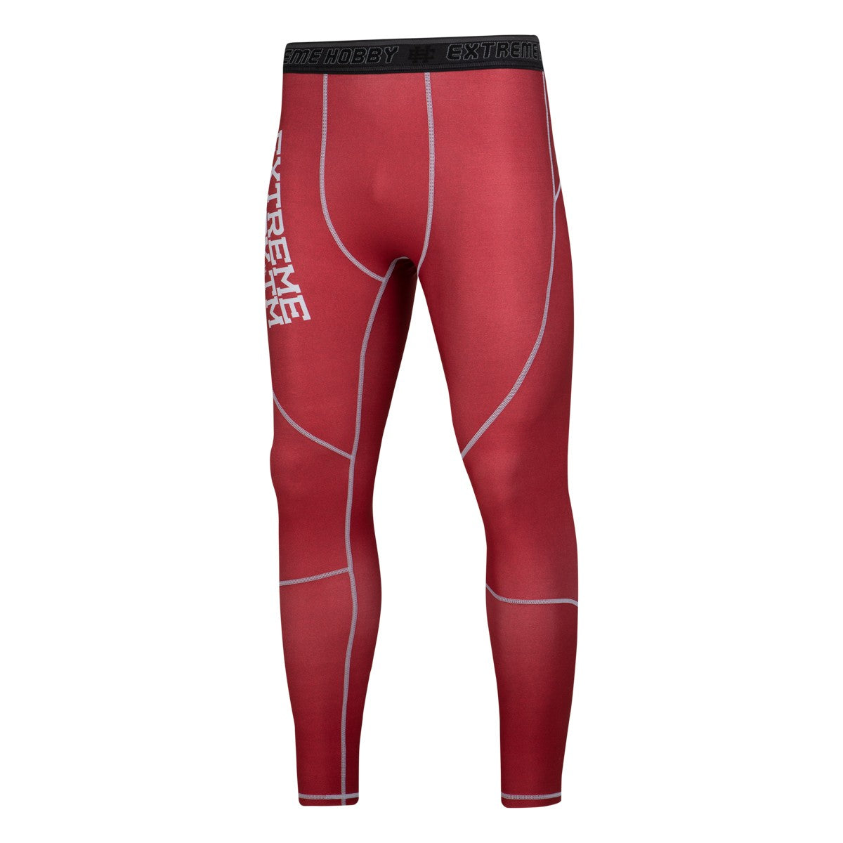 Extreme Hobby Legginsy Treningowe Męskie Trace Czerwone