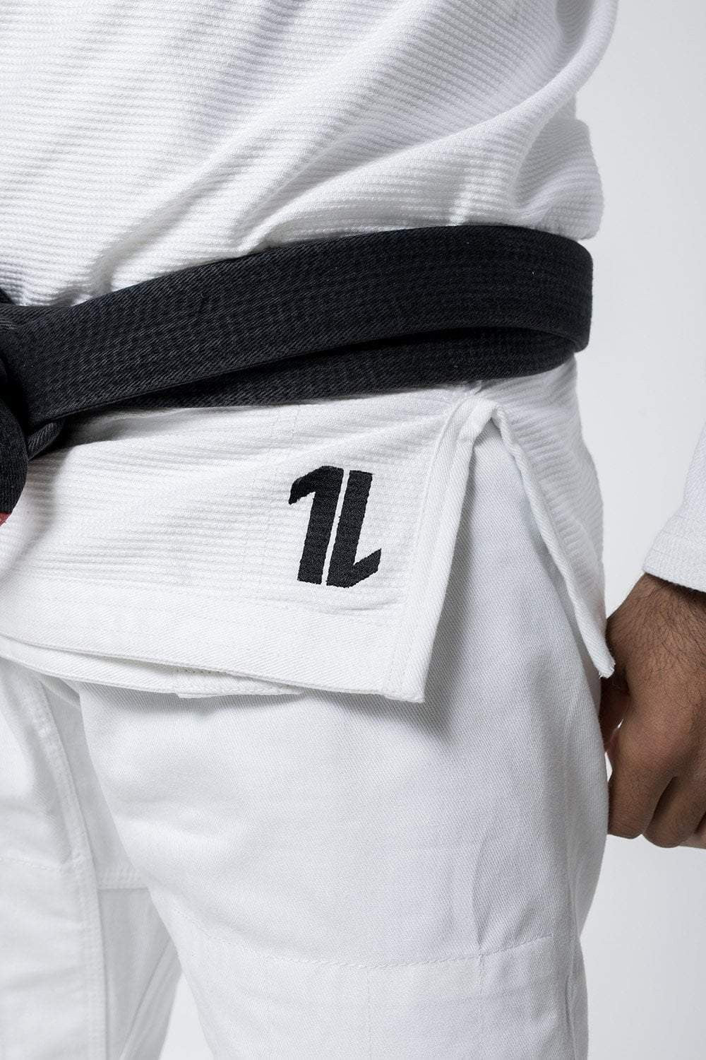 KiNGZ Kimono/Gi BJJ Męskie The One Białe + biały pas w komplecie
