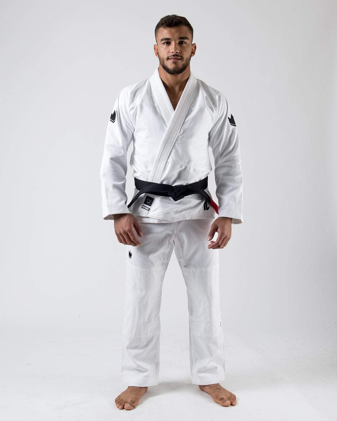 KiNGZ Kimono/Gi BJJ Męskie The One Białe + biały pas w komplecie