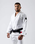 KiNGZ Kimono/Gi BJJ Męskie The One Białe + biały pas w komplecie