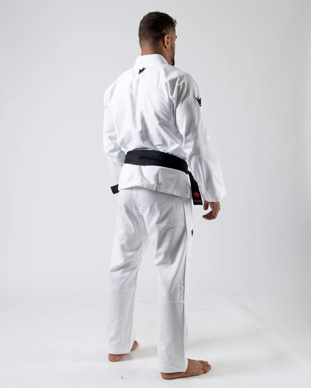 KiNGZ Kimono/Gi BJJ Męskie The One Białe + biały pas w komplecie