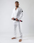 KiNGZ Kimono/Gi BJJ Męskie The One Białe + biały pas w komplecie