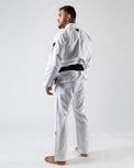 KiNGZ Kimono/Gi BJJ Męskie The One Białe + biały pas w komplecie