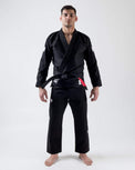 KiNGZ Kimono/Gi BJJ Męskie The One Czarne + biały pas w komplecie