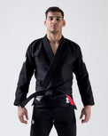 KiNGZ Kimono/Gi BJJ Męskie The One Czarne + biały pas w komplecie