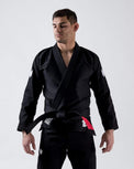 KiNGZ Kimono/Gi BJJ Męskie The One Czarne + biały pas w komplecie