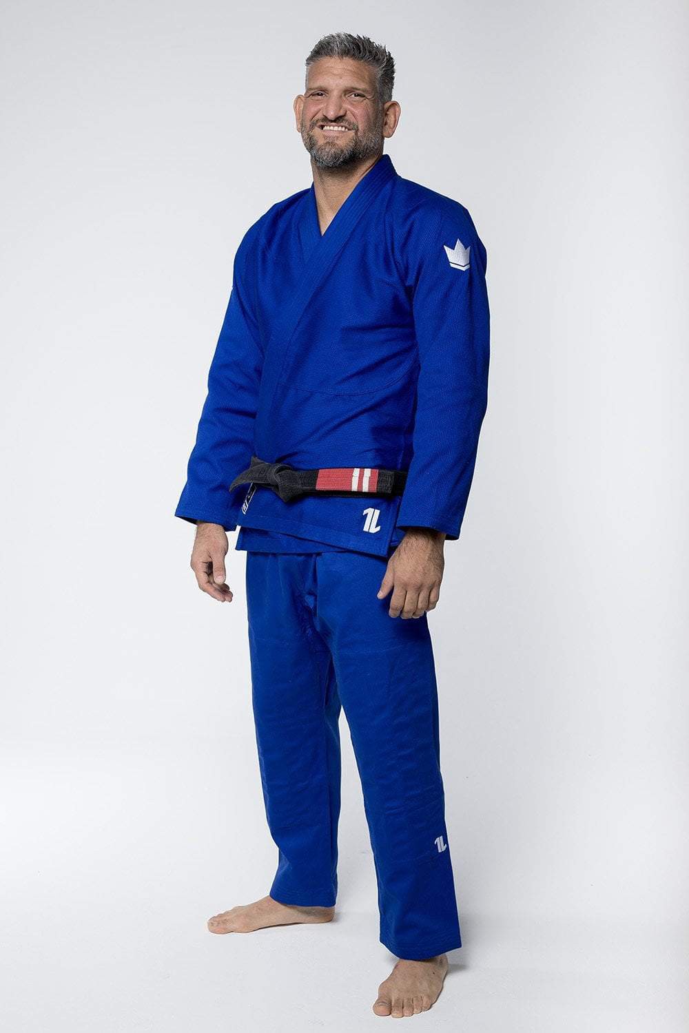 KiNGZ Kimono/Gi BJJ Męskie The One Niebieskie + biały pas w komplecie