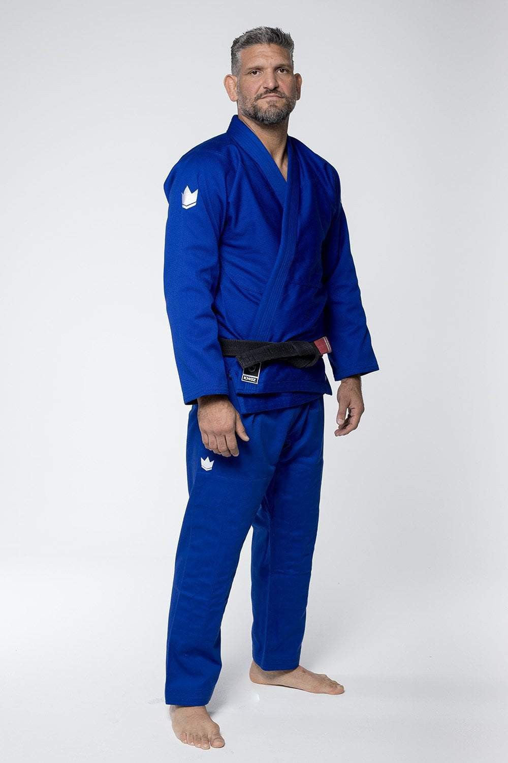 KiNGZ Kimono/Gi BJJ Męskie The One Niebieskie + biały pas w komplecie