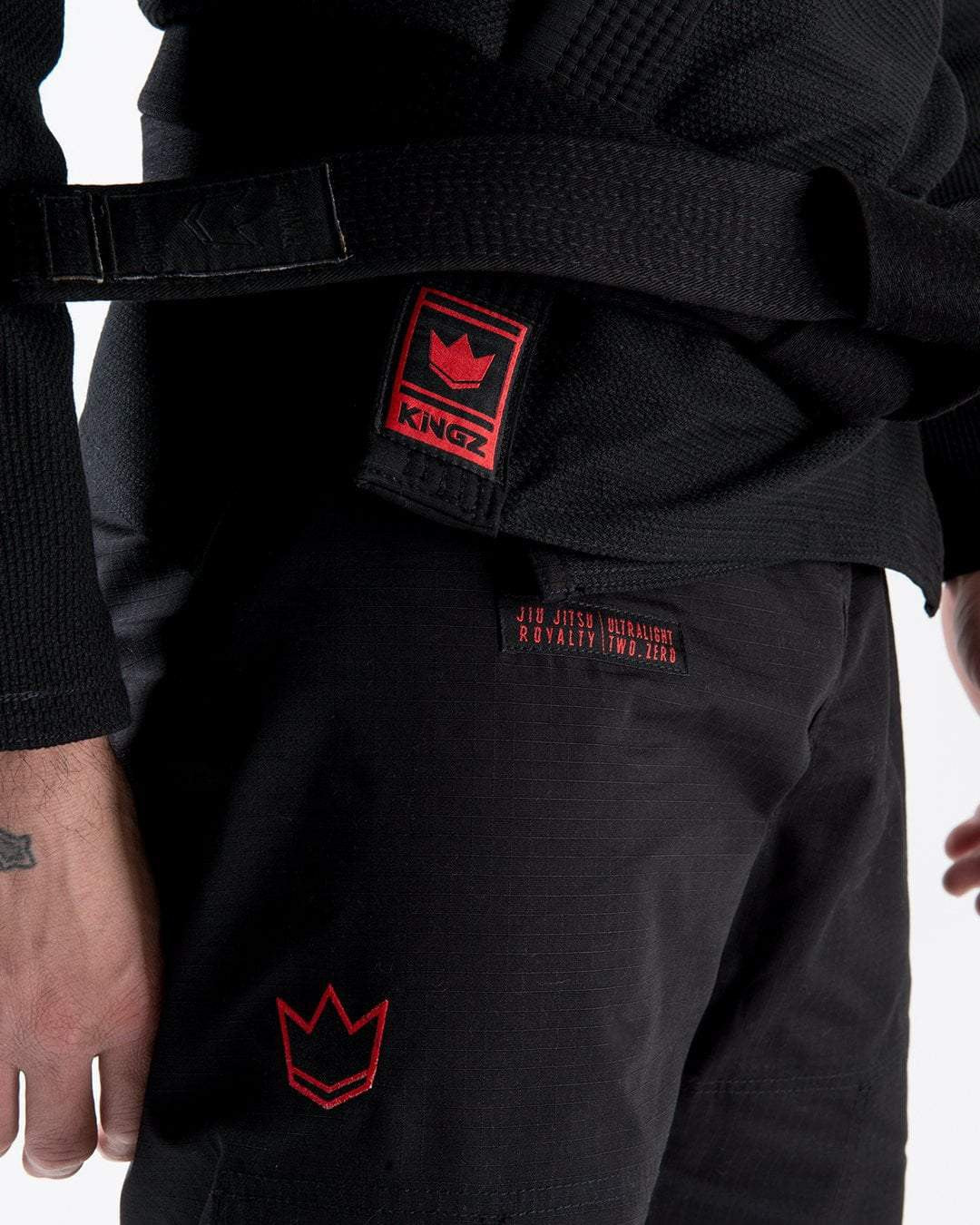 KiNGZ Kimono/Gi BJJ Męskie Ultralight 2.0 Czarne