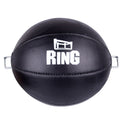 Ring Sport Piłka/Gruszka Refleksowa Skórzana Czarna