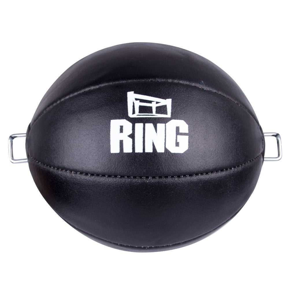Ring Sport Piłka/Gruszka Refleksowa Skórzana Czarna