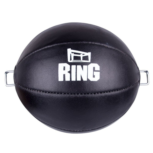 Ring Sport Piłka/Gruszka Refleksowa Skórzana Czarna