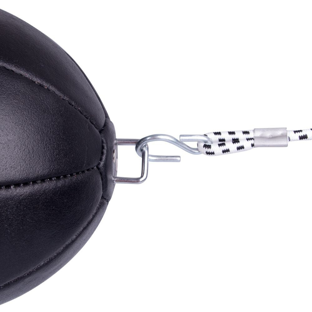 Ring Sport Piłka/Gruszka Refleksowa Skórzana Czarna