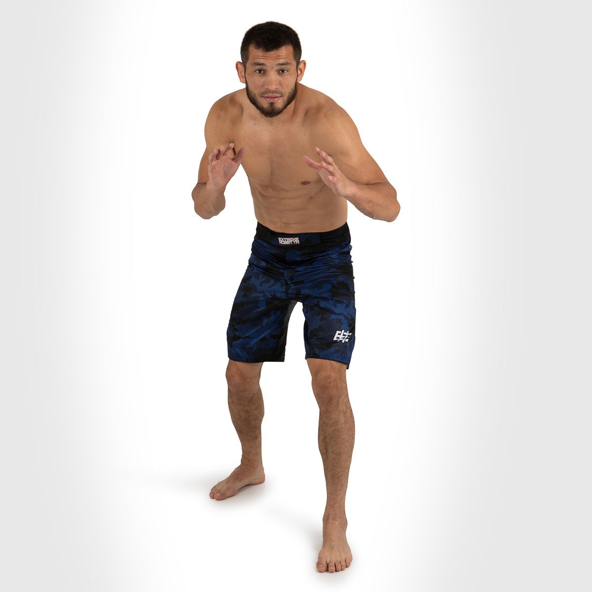 Extreme Hobby Spodenki MMA Grappling HAVOC Niebieskie