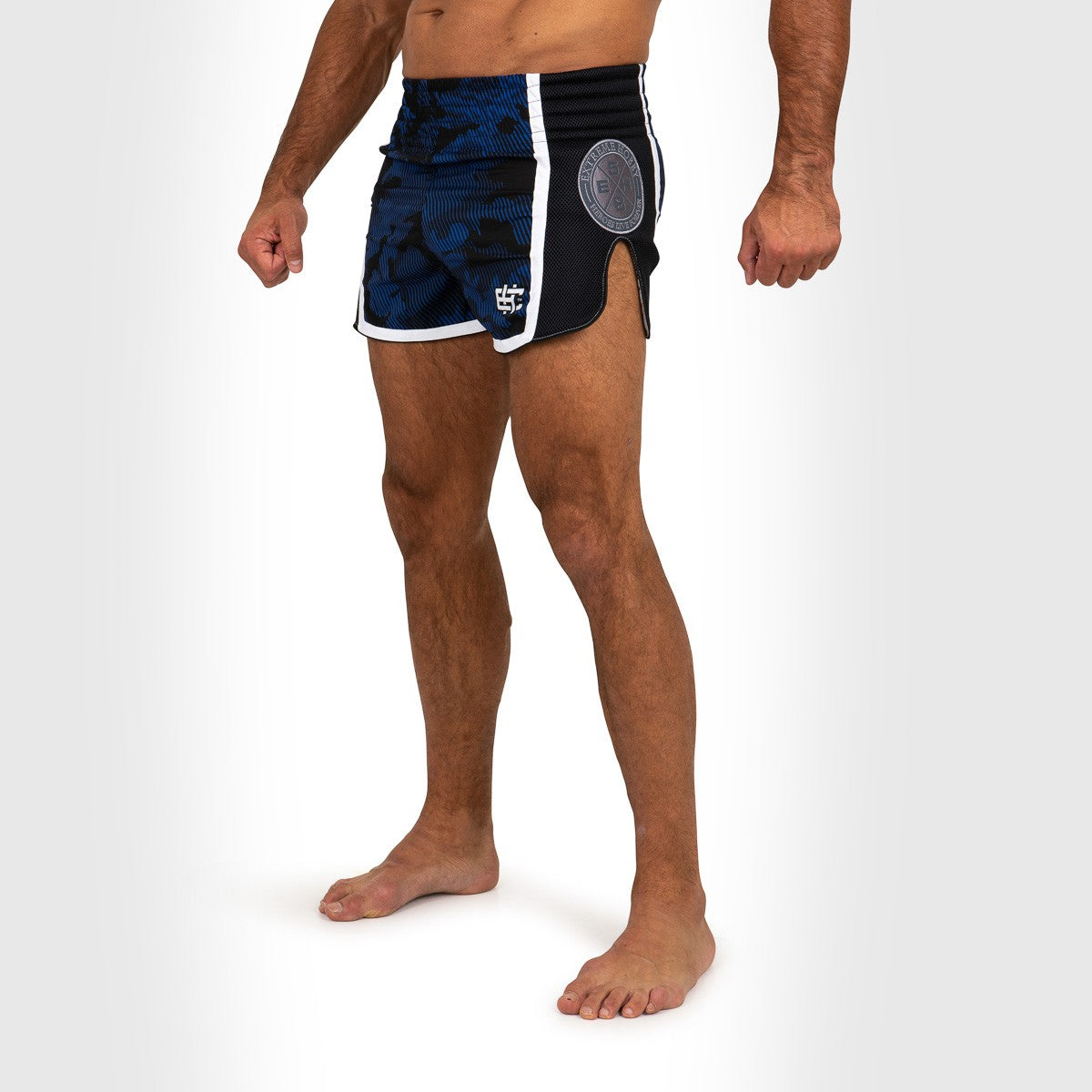 Extreme Hobby Spodenki Muay Thai HAVOC Niebieskie