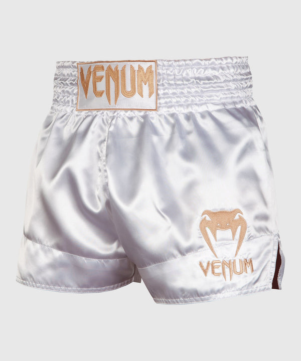 Venum Spodenki Muay Thai Classic Białe/Złote