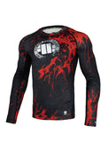Pitbull Rashguard Męski Blood Dog Długi Rękaw 2.0 Czarny