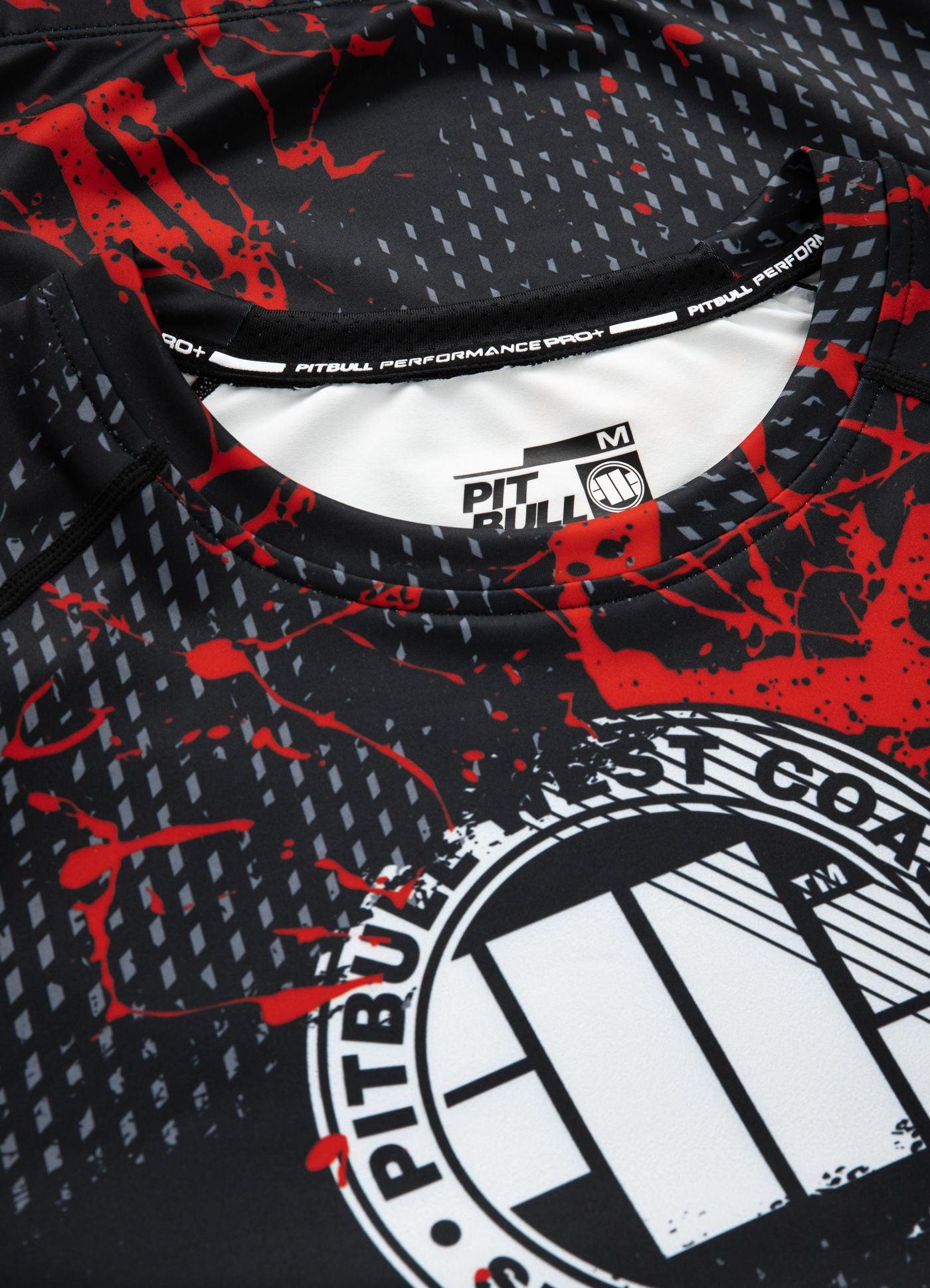 Pitbull Rashguard Męski Blood Dog Długi Rękaw 2.0 Czarny