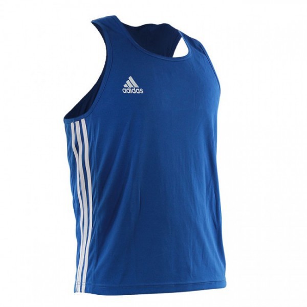 Adidas Tank Top Sportowy Bokserski Niebieski