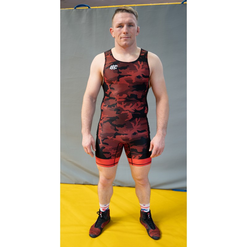 Extreme Hobby Trykot Zapaśniczy Havoc Czerwony