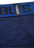 Pitbull Legginsy Treningowe Męskie Performance Pro Plus Small Logo Niebieskie