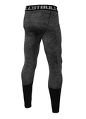 Pitbull Legginsy Treningowe Męskie Performance Pro Plus Small Logo Szare