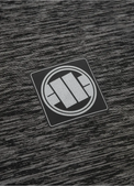 Pitbull Legginsy Treningowe Męskie Performance Pro Plus Small Logo Szare