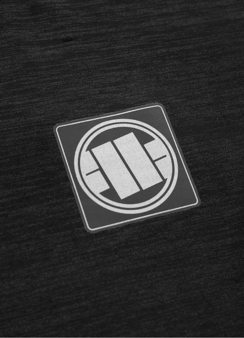 Pitbull Legginsy Treningowe Męskie Performance Pro Plus Small Logo Czerwone