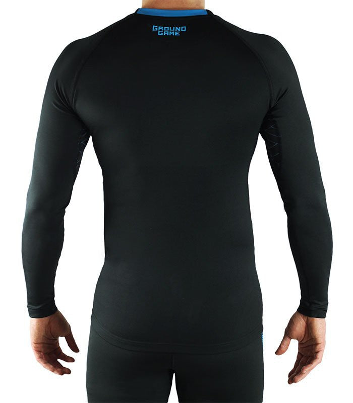 Ground Game Rashguard Męski Athletic 3.0 Długi Rękaw Czarny