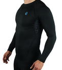 Ground Game Rashguard Męski Athletic 3.0 Długi Rękaw Czarny