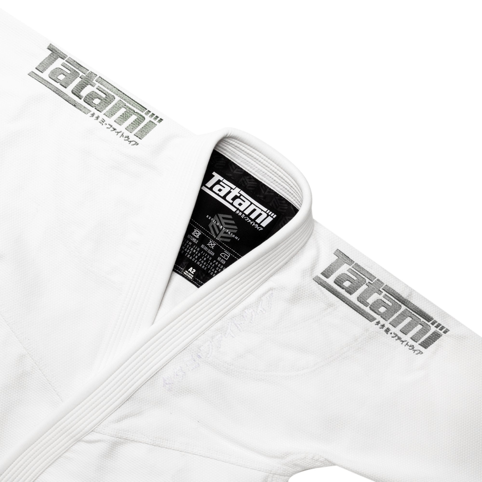 Tatami Kimono/Gi BJJ Męskie Estilo Black Label Białe/Szare