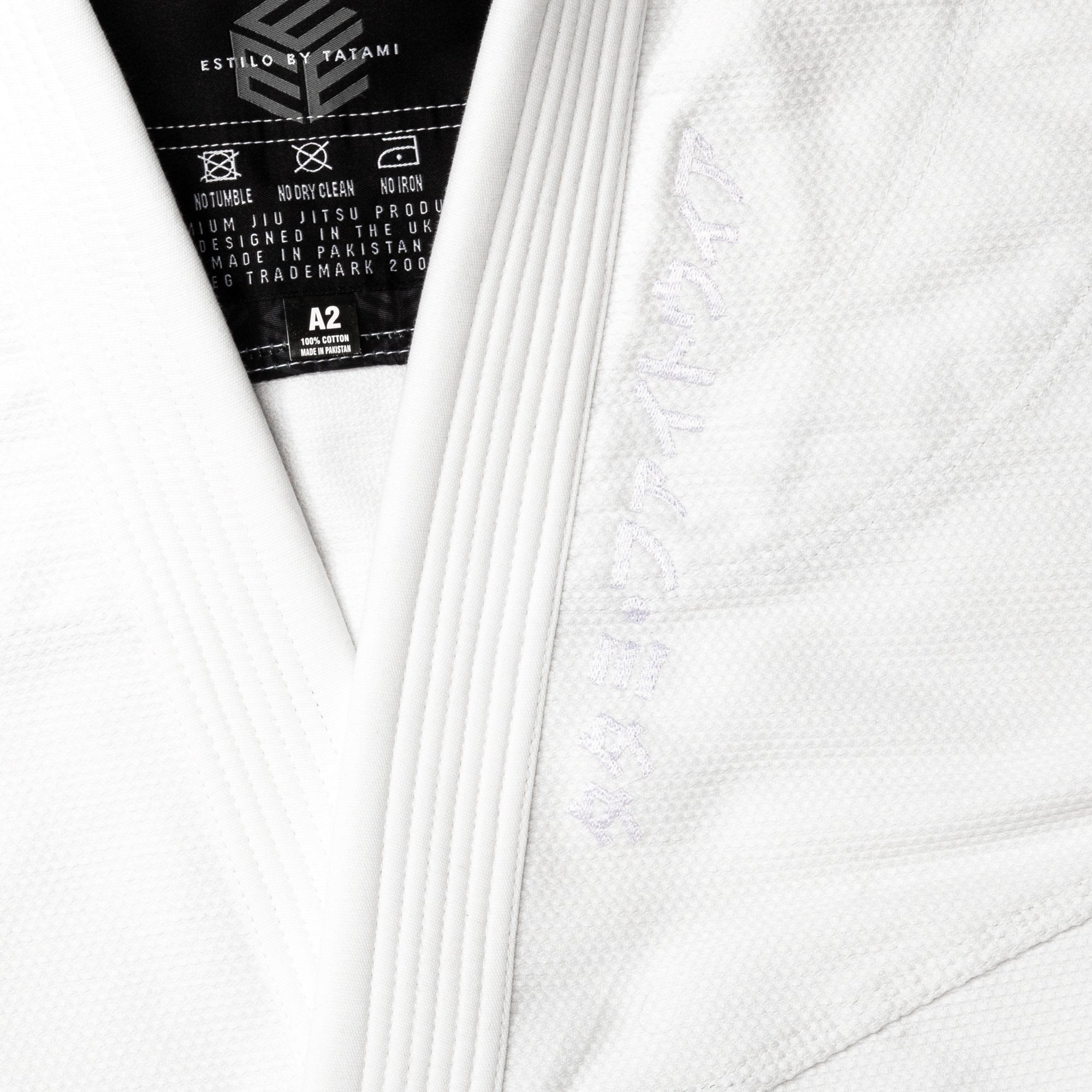 Tatami Kimono/Gi BJJ Męskie Estilo Black Label Białe/Szare