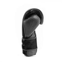 Everlast Rękawice bokserskie ze skóry naturalnej Powerlock2 Czarne/Czarne