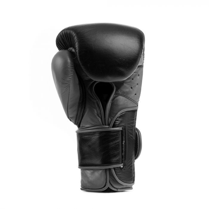 Everlast Rękawice bokserskie ze skóry naturalnej Powerlock2 Czarne/Czarne