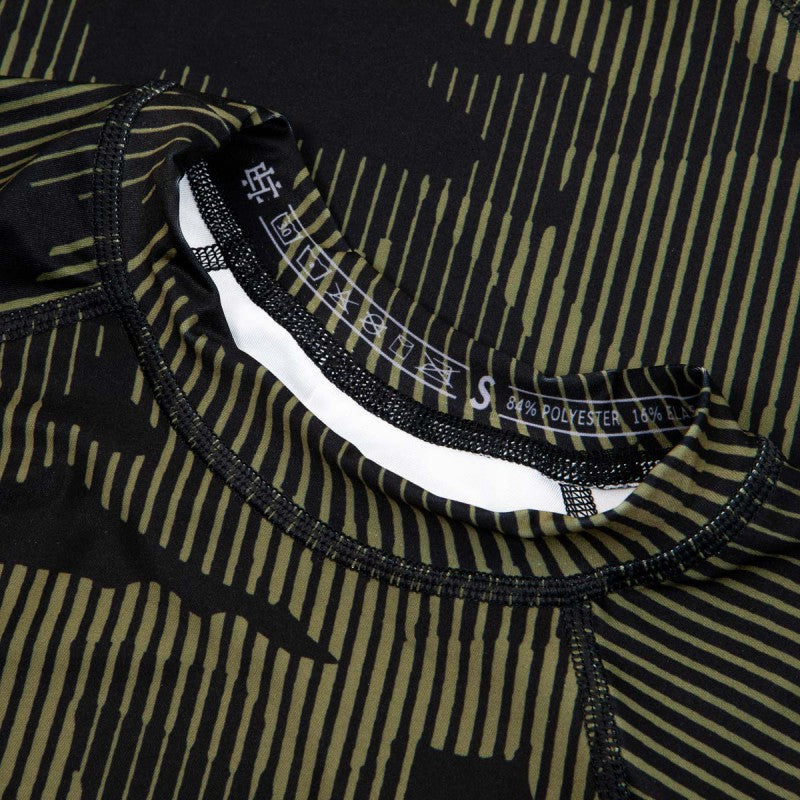 Extreme Hobby Rashguard Męski Krótki Rękaw Havoc Khaki