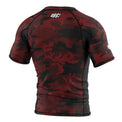 Extreme Hobby Rashguard Męski Krótki Rękaw Havoc Czerwony