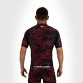 Extreme Hobby Rashguard Męski Krótki Rękaw Havoc Czerwony