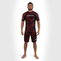 Extreme Hobby Rashguard Męski Krótki Rękaw Havoc Czerwony