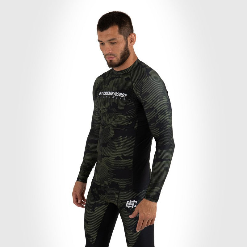 Extreme Hobby Rashguard Męski Długi Rękaw Havoc Khaki