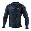 Extreme Hobby Rashguard Męski Długi Rękaw Havoc Niebieski