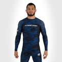 Extreme Hobby Rashguard Męski Długi Rękaw Havoc Niebieski