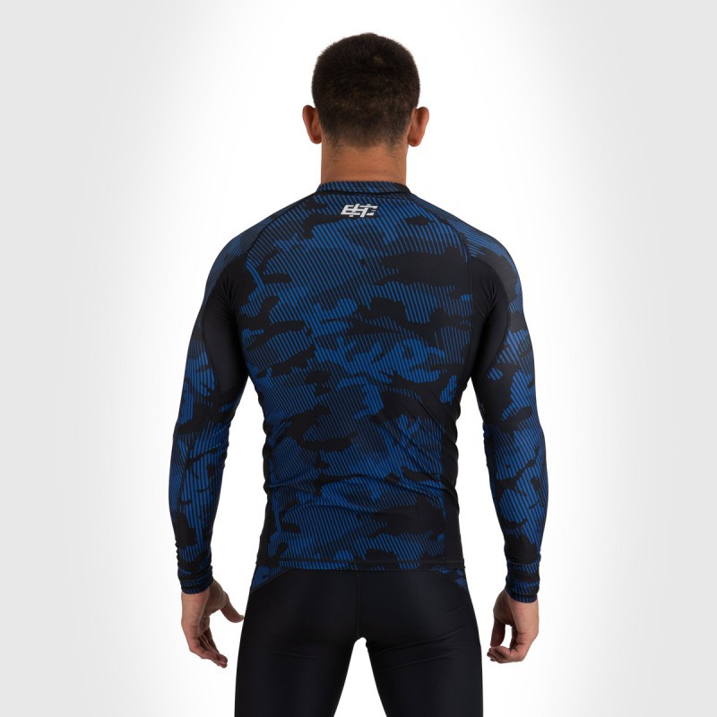 Extreme Hobby Rashguard Męski Długi Rękaw Havoc Niebieski
