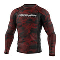 Extreme Hobby Rashguard Męski Długi Rękaw Havoc Czerwony